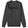 A.P.C. VPC Logo Crew Sweat -Vendite Pangaia 20 12 2022 jc cofax h27378 lzz 1