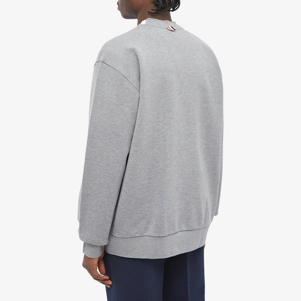 Thom Browne 4 Bar Mock Neck Sweat 5 Thom Browne 4 Bar Mock Neck Sweat - immagine 3