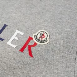 Moncler Tricolore Text Logo Tee -Vendite Pangaia 21 02 2022 JD 8C000 43 8390T 989 2 1