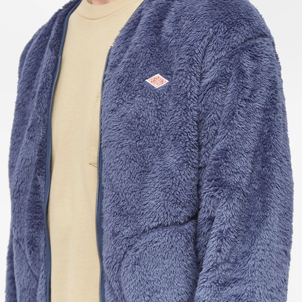 Danton High Pile Fleece V Neck Jacket 7 Danton High Pile Fleece V Neck Jacket - immagine 5