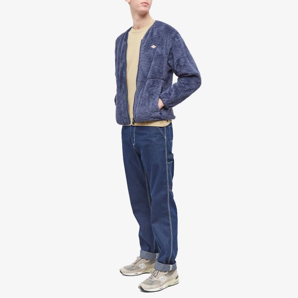 Danton High Pile Fleece V Neck Jacket 6 Danton High Pile Fleece V Neck Jacket - immagine 4