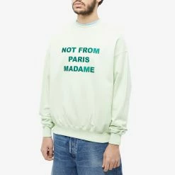 Drole De Monsieur Drôle De Monsieur Not From Paris Madame Crew Sweat 8 Drole De Monsieur Drôle De Monsieur Not From Paris Madame Crew Sweat -Vendite Pangaia 22 02 23 JF B SW102 CO001 LGN 7 1