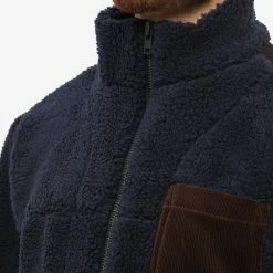 Oliver Spencer Bembridge Pile Fleece Jacket -Vendite Pangaia 22 07 2022 SI OSMJ336A FAI02 NAV 10 1