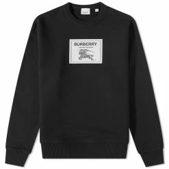 Burberry Lyttleton Label Logo Crew Sweat