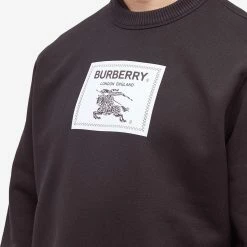 Burberry Lyttleton Label Logo Crew Sweat -Vendite Pangaia 22 11 22 JF 8064402 A1189 8 1