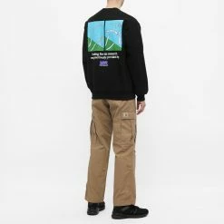Lo-Fi Future Research Crew Sweat -Vendite Pangaia 22 12 2021 JG Lo Fi FUTRSHCWS BLK m9 1