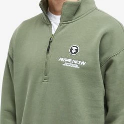 AAPE By A Bathing Ape AAPE AAPE Now Quarter Zip Sweat 11 AAPE By A Bathing Ape AAPE AAPE Now Quarter Zip Sweat -Vendite Pangaia 23 01 2023 JD AAPSWM3899XXJKHX 10 1