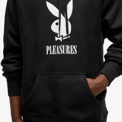 PLEASURES Play Playboy Hoody -Vendite Pangaia 23 02 2022 JD P21PB012 BLK 10 1