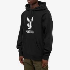 PLEASURES Play Playboy Hoody -Vendite Pangaia 23 02 2022 JD P21PB012 BLK 7 1