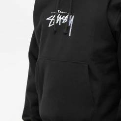 Stussy Stock Logo Applique Hoody -Vendite Pangaia 23 02 2023 NS 118475 BLAC 10 1
