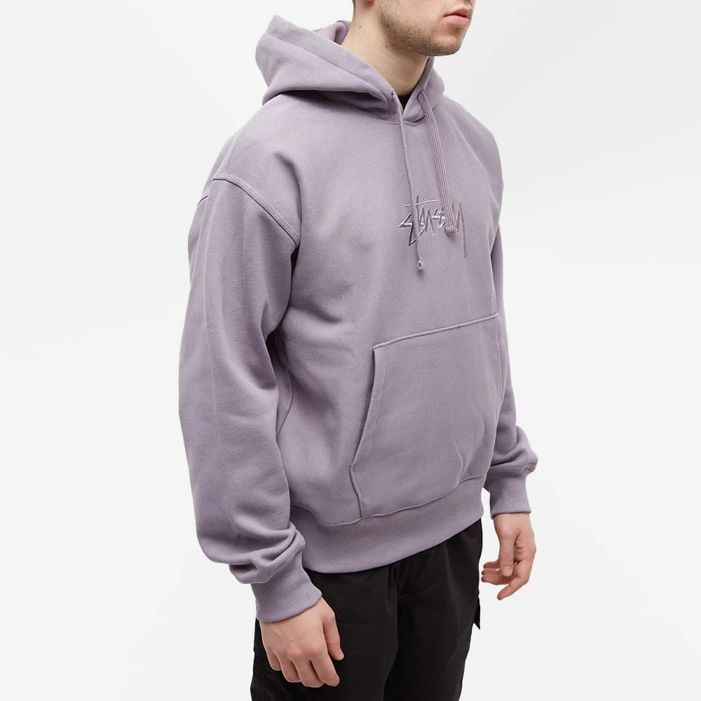 Stussy Stock Logo Applique Hoody 4 Stussy Stock Logo Applique Hoody - immagine 2