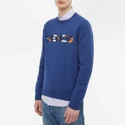 Kenzo Classic Logo Crew Sweat -Vendite Pangaia 23 12 2021 JG FC55PU6943LA 78 7 1