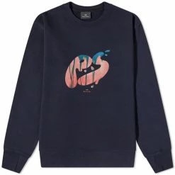 Paul Smith Drip Logo Crew Sweat