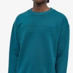 Fucking Awesome Stamp Embossed Crew Sweat -Vendite Pangaia 23 12 22 FT FA1673 TEA 10 1