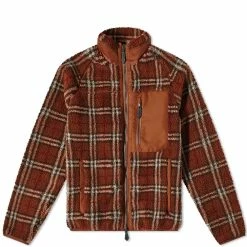 Burberry Dorian Check Fleece Jacket