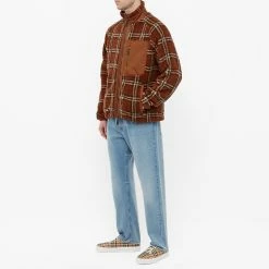 Burberry Dorian Check Fleece Jacket -Vendite Pangaia 24 01 2022 ML 8047868 A9011 m9 1