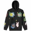 MARKET Smiley Start Stars Hoody -Vendite Pangaia 24 03 2022 JC 397000330 BLK 1 1