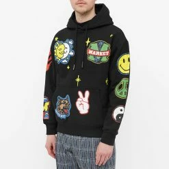 MARKET Smiley Start Stars Hoody -Vendite Pangaia 24 03 2022 JC 397000330 BLK 7 1