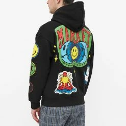 MARKET Smiley Start Stars Hoody -Vendite Pangaia 24 03 2022 JC 397000330 BLK 8 1