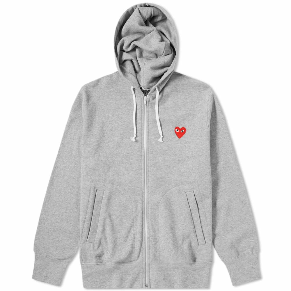 Comme Des Garçons Play Comme Des Garcons Play Red Heart Full Zip Back Print Hoody 3 Comme Des Garçons Play Comme Des Garcons Play Red Heart Full Zip Back Print Hoody