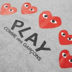 Comme Des Garçons Play Comme Des Garcons Play Red Heart Full Zip Back Print Hoody 11 Comme Des Garçons Play Comme Des Garcons Play Red Heart Full Zip Back Print Hoody -Vendite Pangaia 24 10 2018 commedesgarconsplay redheartfullzipbackprinthoody grey p1t250 gy gh 3