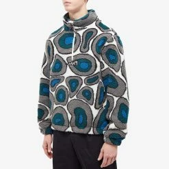 By Parra Amethist Geode Sherpa Half Zip Fleece -Vendite Pangaia 24 11 2022 SI 48435 STB 7 1