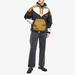 Isabel Marant Mantsyman 1/2 Zip Fleece -Vendite Pangaia 24 11 22 JF 22AMA1146 22A007H 01BK m9 1