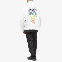 VETEMENTS Translation Popover Hoody -Vendite Pangaia 25 01 2023 jw ue63hd101z m9