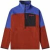Cotopaxi Abrazo Half Zip Fleece Jacket -Vendite Pangaia 25 09 2021 SI DOR F21 BVRU 1 1