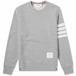 Thom Browne Engineered Stripe Crew Sweat
