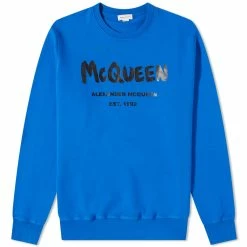 Alexander McQueen Graffitti Logo Crew Sweat