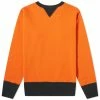 The Real McCoys The Real McCoy's Two-Tone Crew Sweat -Vendite Pangaia 26 09 2019 therealmccoys twotonecrewsweat orangeblack mc19112 307 aj 1