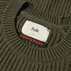 Folk X Hooke Park Patrice Rib Crew Sweat -Vendite Pangaia 26 11 2021 TC FP5712K OMG 2 1