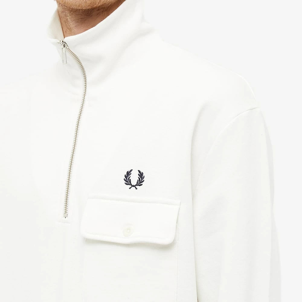Fred Perry Half-Zip Funnel Neck Sweat 7 Fred Perry Half-Zip Funnel Neck Sweat - immagine 5