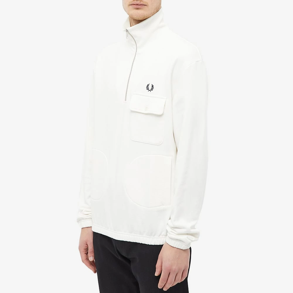 Fred Perry Half-Zip Funnel Neck Sweat 4 Fred Perry Half-Zip Funnel Neck Sweat - immagine 2