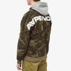 AAPE By A Bathing Ape AAPE AAPE Now Fleece Jacket -Vendite Pangaia 27 01 2023 SI AAPSWM3896XAJGRZ 8 1