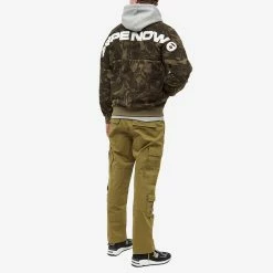 AAPE By A Bathing Ape AAPE AAPE Now Fleece Jacket -Vendite Pangaia 27 01 2023 SI AAPSWM3896XAJGRZ m9 1