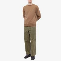 Fred Perry Crew Neck Sweat 10 Fred Perry Crew Neck Sweat -Vendite Pangaia 27 02 23 JF M7535 P96 m9 1