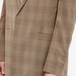 Givenchy Overlay Collar Slim Fit Check Coat -Vendite Pangaia 27 04 2022 GH BMC06C147F 234 10 1