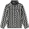 Pleasures Drifter Patterned Fleece -Vendite Pangaia 27 09 2022 AJ P22F011 BLK 1 1