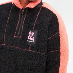 Pleasures Rewind Quarter Zip Fleece -Vendite Pangaia 27 09 2022 gh p22f021 blk 10