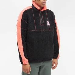 Pleasures Rewind Quarter Zip Fleece -Vendite Pangaia 27 09 2022 gh p22f021 blk 7