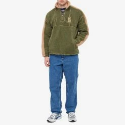 Pleasures Rewind Quarter Zip Fleece -Vendite Pangaia 27 09 2022 gh p22f021 grn m9