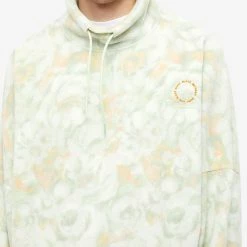 Martine Rose Floral Quarter Zip Fleece -Vendite Pangaia 27 10 2022 TC MRAW22 123 GRFLOR 10 1