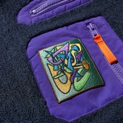 Brain Dead Teddy Sherpa Fleece Half Zip Jacket -Vendite Pangaia 28 03 2022 AJ BDP22O19002258NY01 3 1