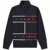 Tommy Jeans Larger RWB Flag Half Zip Sweat -Vendite Pangaia 28 10 2021 TH MW0MW25049 DS 1 1