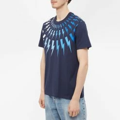 Neil Barrett Ombre Fairisle Thunderbolt Tee -Vendite Pangaia 28 11 2022 NS PBJT007S T511S 3488 7 1