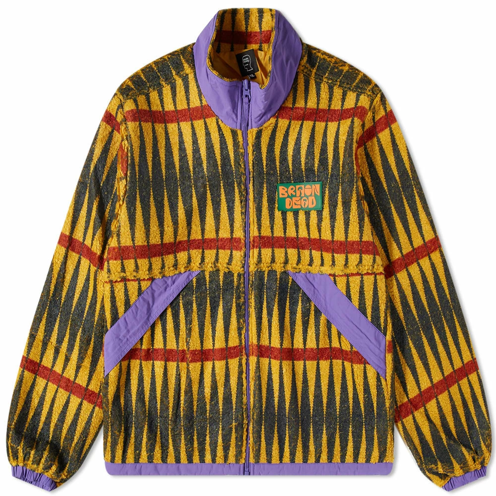 Brain Dead Configuration Sherpa Fleece Jacket 3 Brain Dead Configuration Sherpa Fleece Jacket
