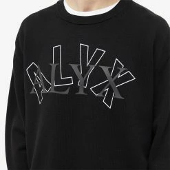 1017 ALYX 9SM Arch Logo Crew Sweat -Vendite Pangaia 29 12 2022 AB AAUKN0198YA01 BLK0001 10 1
