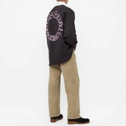 Acne Studios Fin Circle Logo Crew Sweat -Vendite Pangaia 30 09 2021 GH BI0130 900 m9 1